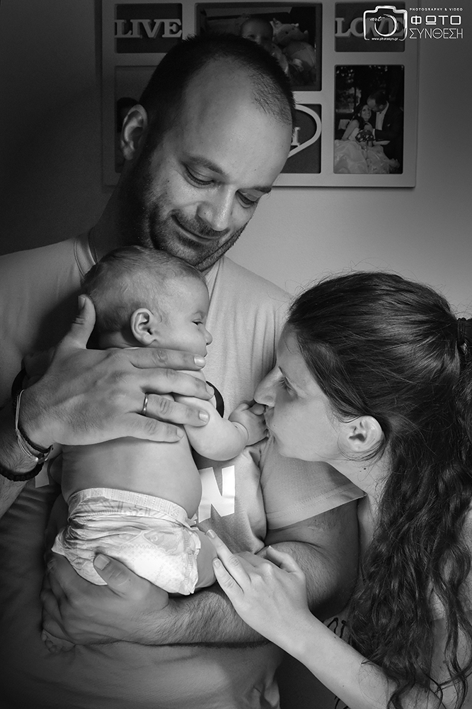 Λεωνίδας & Δήμητρα και ο μικρός Γιώργος  , Φωτογράφηση Οικογενειακή Φωτογράφηση Πριν την Βάπτιση Καλλιτεχνική Φωτογράφηση Νεογέννητα